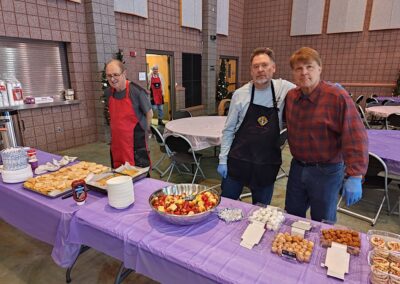 Christmas Pageant Breakfast - 08 Serving Table